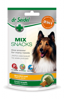 DR SEIDEL snacks dog 90g sierść i swiezy oddech