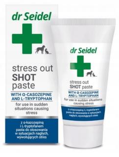 Dr Seidel Stress Out SHOT Paste 30g w sytuacjach stresowych dla psa i kota