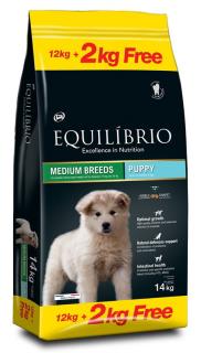 Equilibrio Medium Breed Puppy 12+2 kg