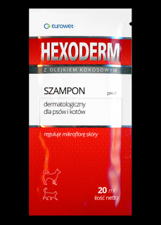 EUROWET Hexoderm 20ml szampon dermatologiczny