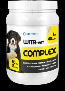 EUROWET Wita-Vet COMPLEX witaminy 80 tabletek 8g/1tab.