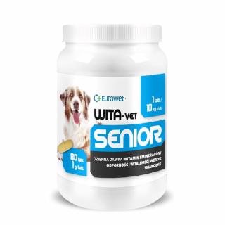 EUROWET Wita-Vet Senior witaminy 80 tabletek 1g/1tab.