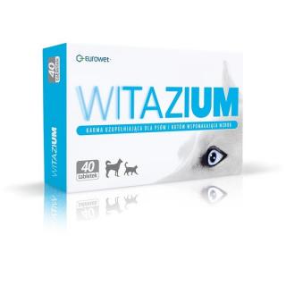 EUROWET Witazium 40 tabletek na wzrok dla psa i kota