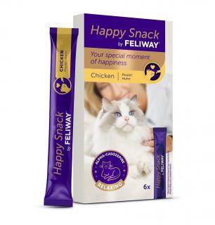 FELIWAY Happy Snack 6x15g kremowa przekąska dla kotów na stres