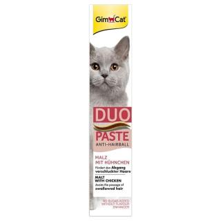 GIMCAT Anti-Hairball Duo-Paste 50g słód i kurczak