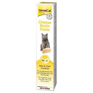 GIMCAT Cheese Biotin Paste 200g pasta serowa z biotyną na skórę, sierść i pazury