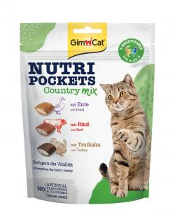 GIMCAT Nutri Pockets Country Mix 150g przysmaki z tauryną