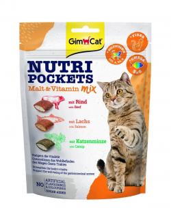 GIMCAT Nutri Pockets Malt-Vitamin Mix 150g trzy smaki