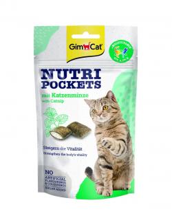 GIMCAT Nutri Pockets z kocimiętką 60g pyszne krokieciki