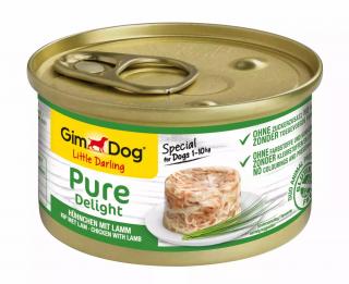 GIMDOG Little Darling Pure Delight z kurczakiem i jagnięciną 85g