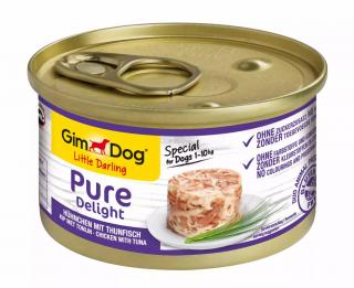 GIMDOG Little Darling Pure Delight z kurczakiem i tuńczykiem 85g