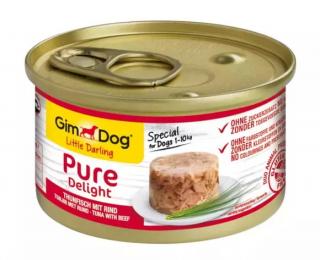 GIMDOG Little Darling Pure Delight z tuńczykiem i wołowiną 85g