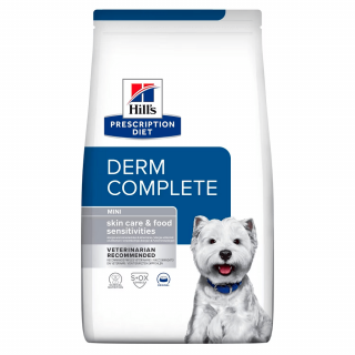 HILL'S Derm Complete food sensitivities 1kg psy miniaturowe