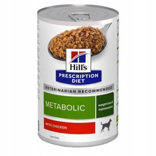 HILL'S Metabolic 370g puszka kontrola masy ciała psa