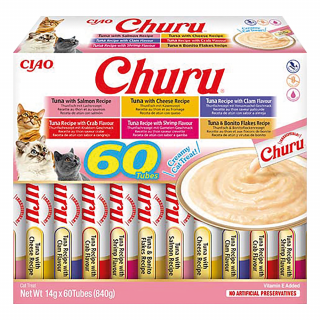 INABA CAT Churu mix z tuńczykiem 60x14g (840g)