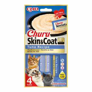 INABA CAT Churu skin  coat tuńczyk 4x14g (56g)