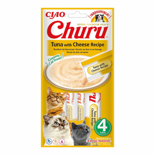 INABA CAT Churu tuńczyk z serem 4x14g