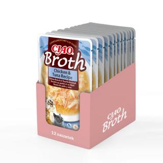 INABA CAT Ciao Bulion kurczak i tuńczyk 12x40g