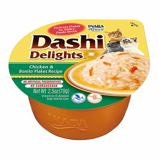 INABA CAT Dashi Delights kurczak płatki bonito 70g przysmak dla kota