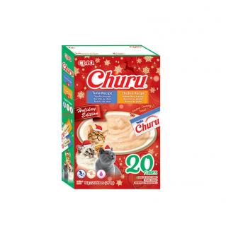 INABA CAT Holiday Box 20x14g mix przysmaków z tuńczykiem i kurczakiem