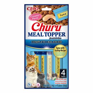 INABA CAT Meal Topper tuńczyk z małżą 4x14g (56g)