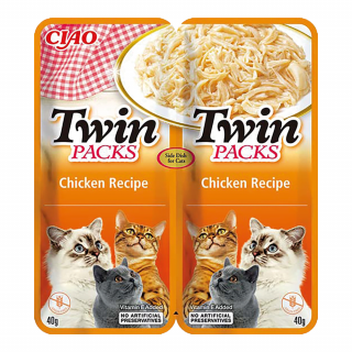 INABA CAT Twin kurczak 12x2x40g