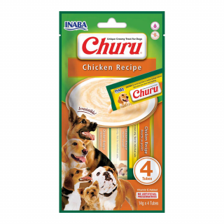 INABA DOG Churu 4P przepis na kurczaka 4x14g (56g)