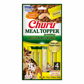 INABA DOG Meal Topper kurczak z dynią 4x14g