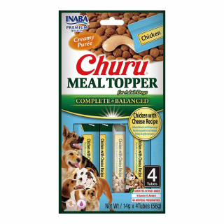 INABA DOG Meal Topper kurczak z serem 4x14g (56g)