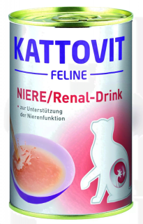 KATTOVIT Renal-Drink zaburzenia czynności nerek 135ml kurczak