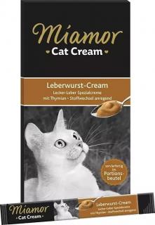 Miamor Cat Cream z wątróbką 90g (6x15g) przekąska do rozpieszczania