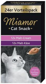 Miamor Cat Malt Cream 360g (24x15g) na kule włosowe i trawienie