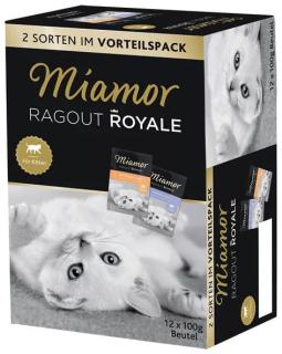 Miamor Ragout Royale Kitten in Jelly Drób i Wołowina 12x100g w galaretce