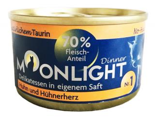 MOONLIGHT Dinner 1 Kurczak i serca kurczaka 80g