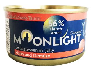 MOONLIGHT Dinner 8 Kurczak i warzywa w galaretce 80g