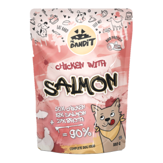 Mr. Bandit Chicken Salmon 180g duoproteinowa z kurczakiem i łososiem dla psów dorosłych