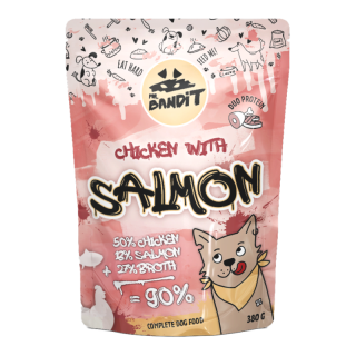 Mr. Bandit Chicken Salmon 380g duoproteinowa z kurczakiem i łososiem dla psów dorosłych