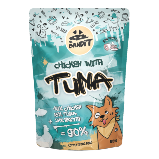 Mr. Bandit Chicken Tuna 180g duoproteinowa z kurczakiem i tuńćzykiem dla psów dorosłych