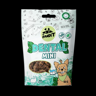 Mr. Bandit Dental Mini z królikiem dla psa 80g