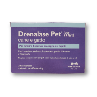 NBF Lanes Drenalase Pet Mini cane e gatto 20 tabletek