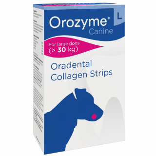 OROZYME Oradental Collagen Stripes L Kolagenowe gryzaki