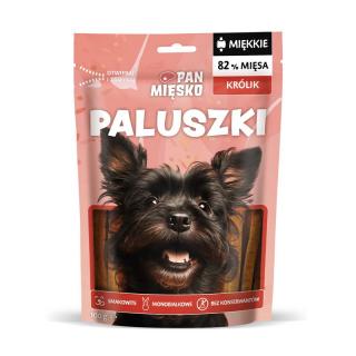 PAN MIĘSKO Paluszki Królik 100g przysmak dla psów dorosłych