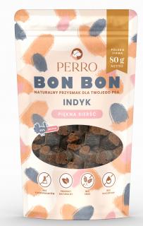 PERRO Bon Bon Indyk przysmaki dla psa 80g piękna sierść