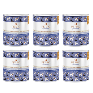 PERRO Gourmet Bażant z gruszką 6x800g monobiałkowa karma dla dorosłych psów