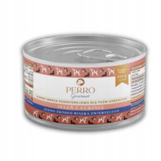 PERRO Gourmet Jeleń z cukinią 200g monobiałkowa karma dla psów dorosłych