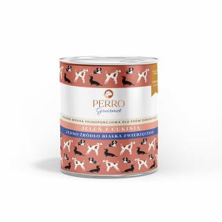 PERRO Gourmet Jeleń z cukinią 800g monobiałkowa karma dla psów dorosłych