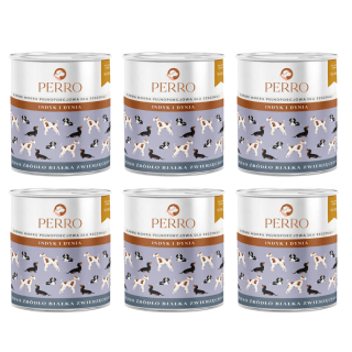 PERRO Indyk z Dynią Junior 6x850g monobiałkowa karma dla szczeniąt