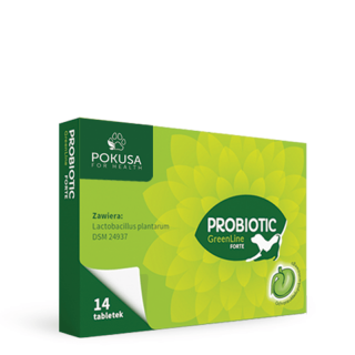 POKUSA GreenLine Probiotic Forte 14 tabletek