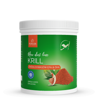 POKUSA RawDietLine Kryl dla psów i kotów Krill 150g