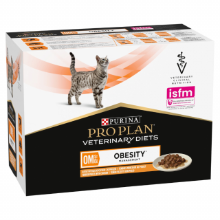 PURINA PRO PLAN VD OM St/Ox Obesity Management 10x85g z kurczakiem